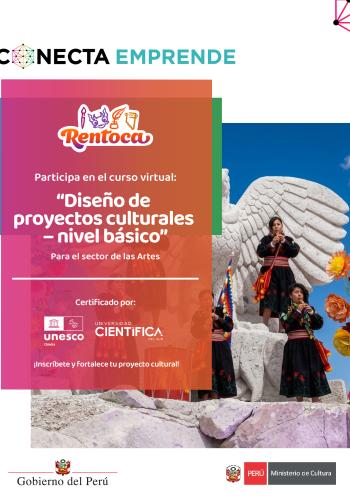 Curso "Diseño de proyectos culturales - nivel básico. Para el sector de las Artes""