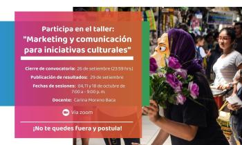 Marketing y comunicación para iniciativas cultural...